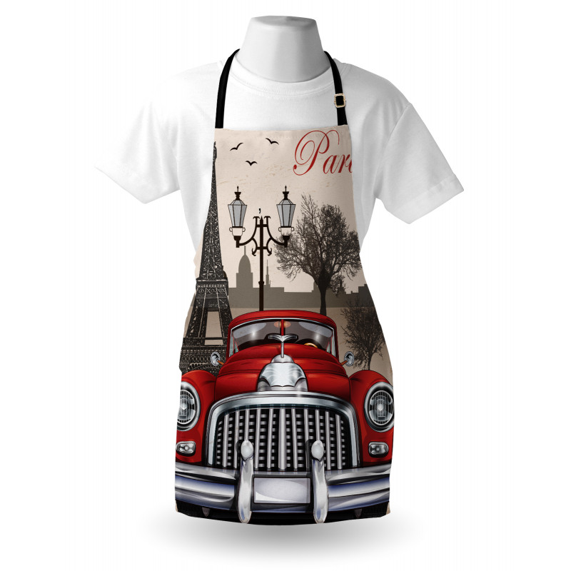 Parisian City Scenery Apron