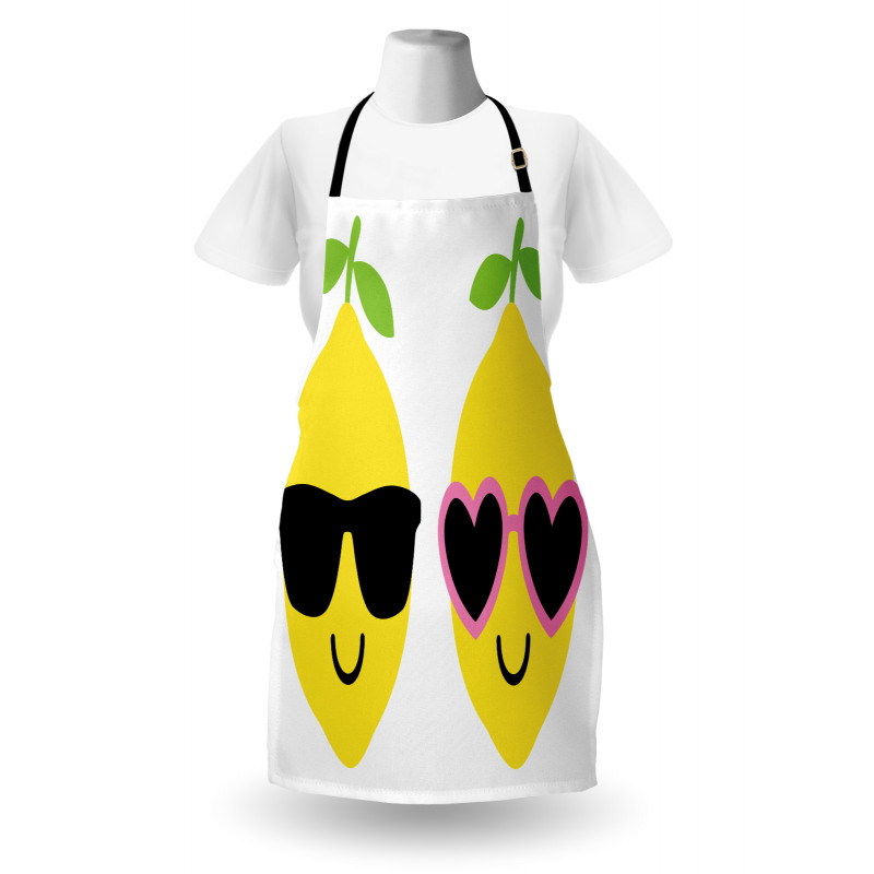 Boy Girl Lemon Smiling Apron