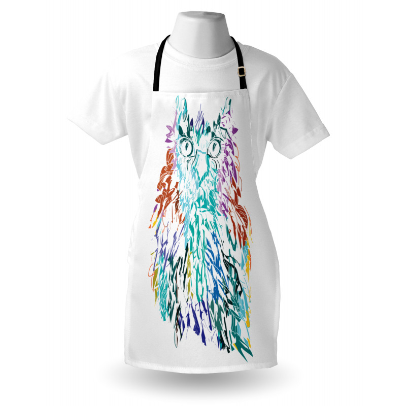 Feathers Eyes Vision Apron