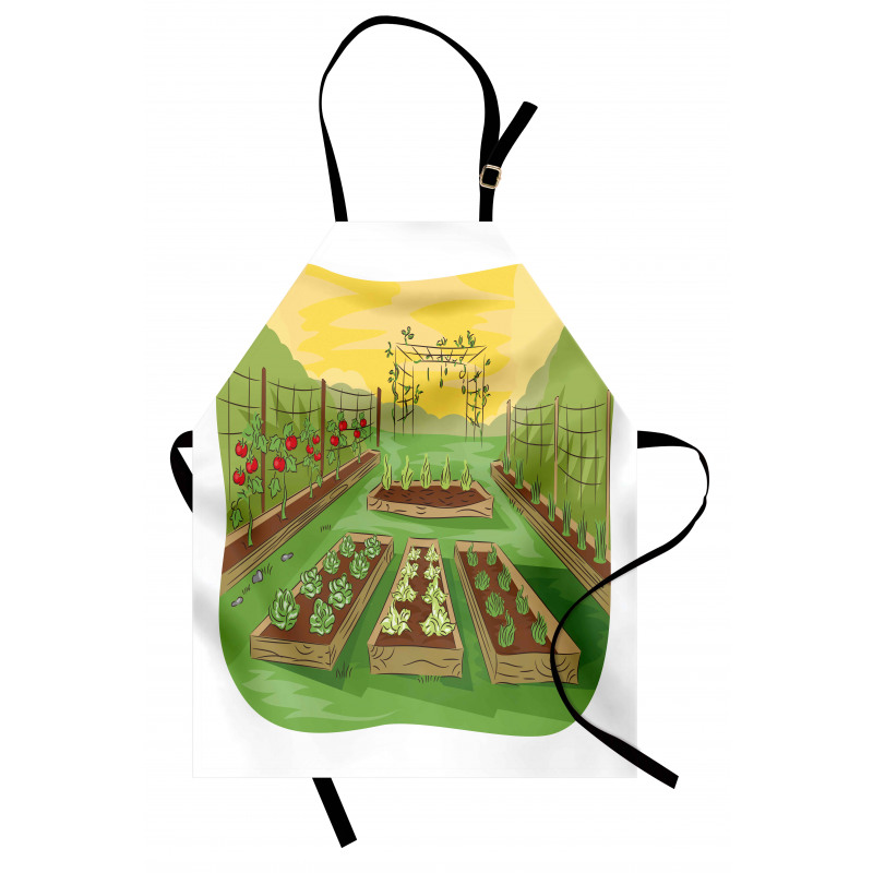 Garden of Fruits Vegetables Apron