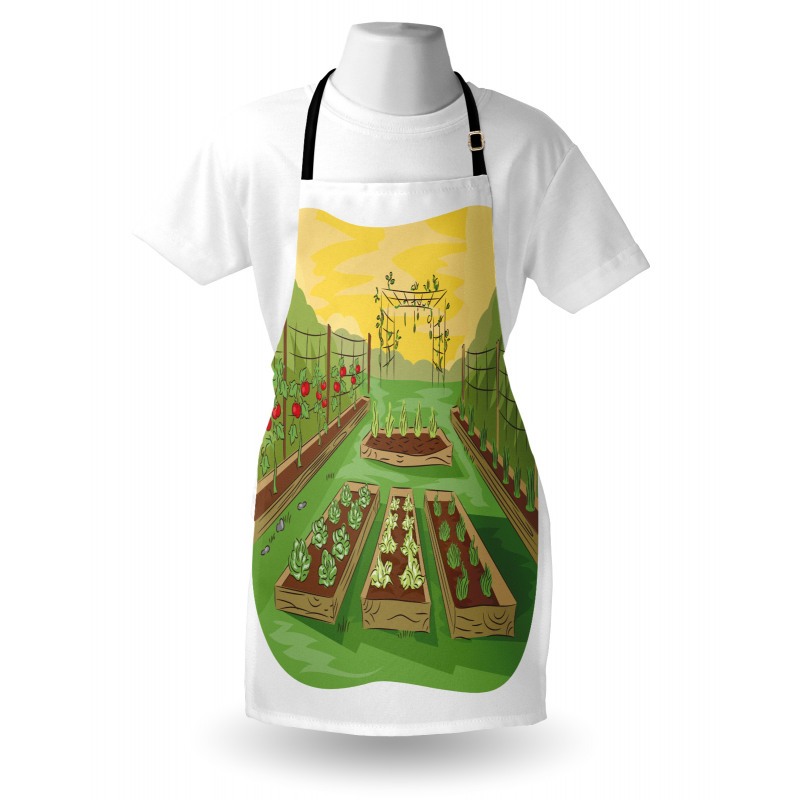 Garden of Fruits Vegetables Apron