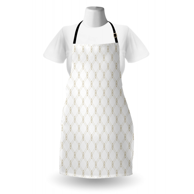 Dots and Floral Elements Apron