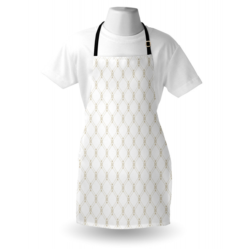 Dots and Floral Elements Apron