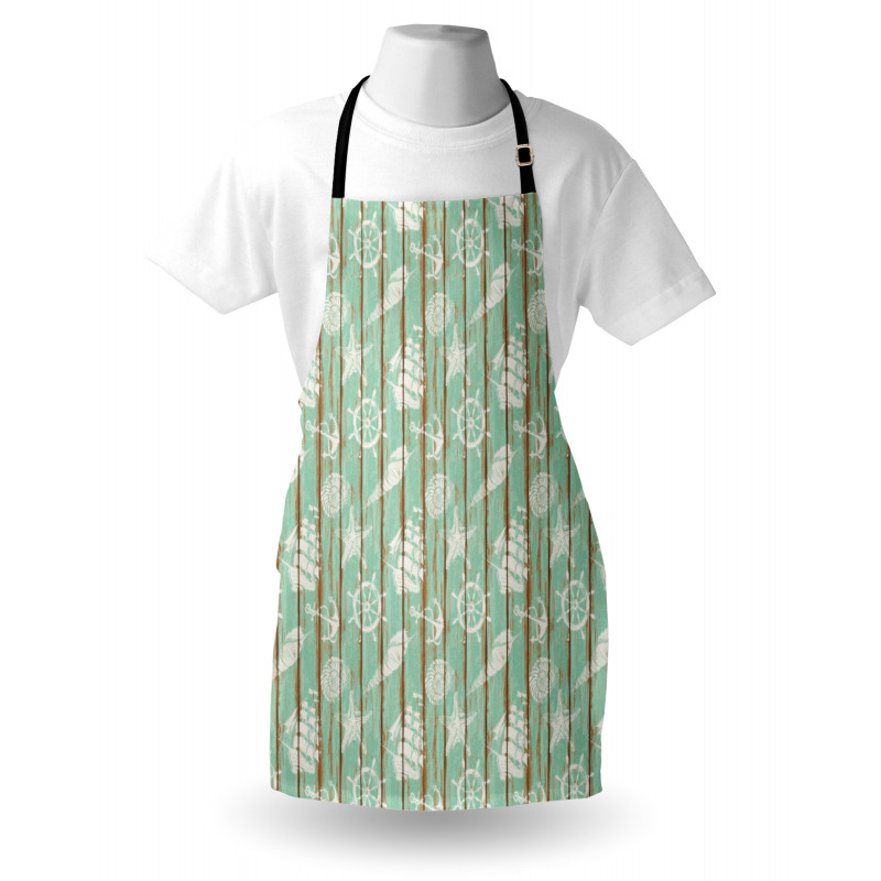 Mint Seashell Sailing Apron