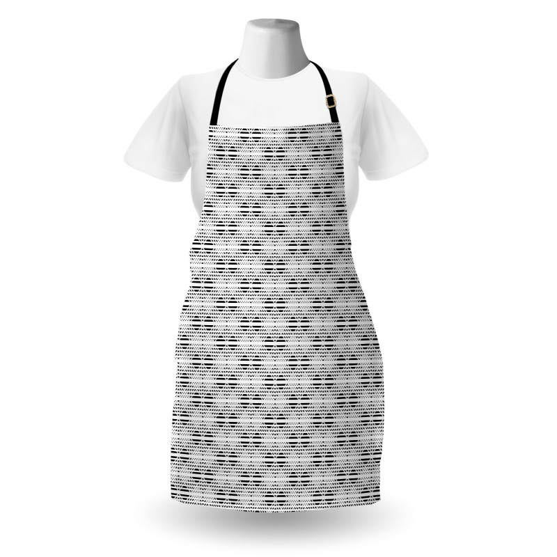 Striped Abstract Chevron Apron