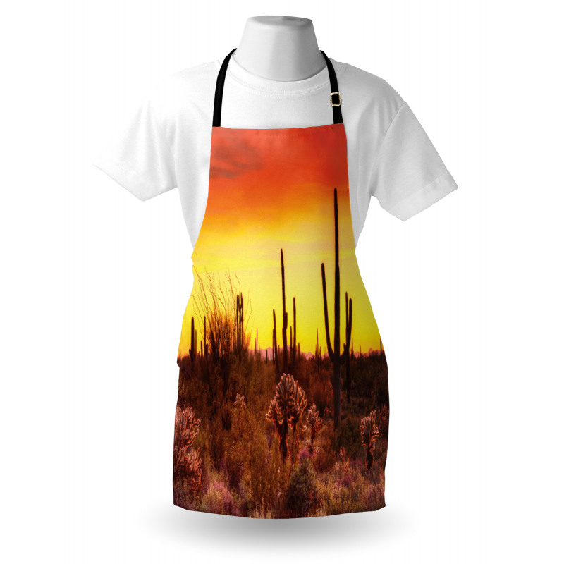 Cactus and Weeds Land Apron