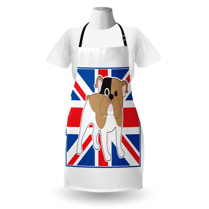 British Flag Illustration Apron