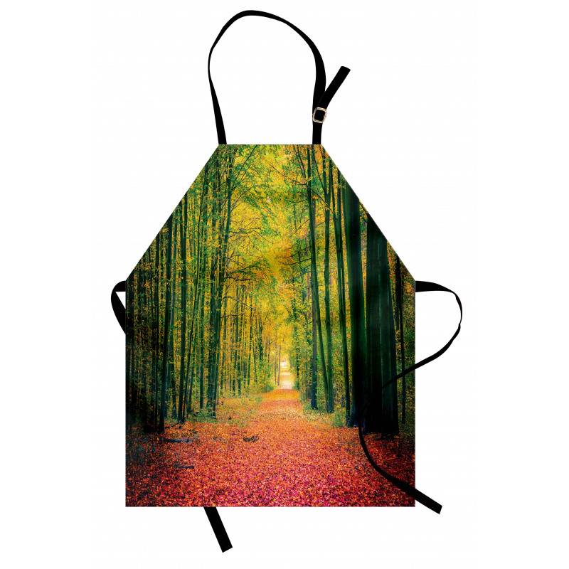 Warm Autumn Dramatic Road Apron