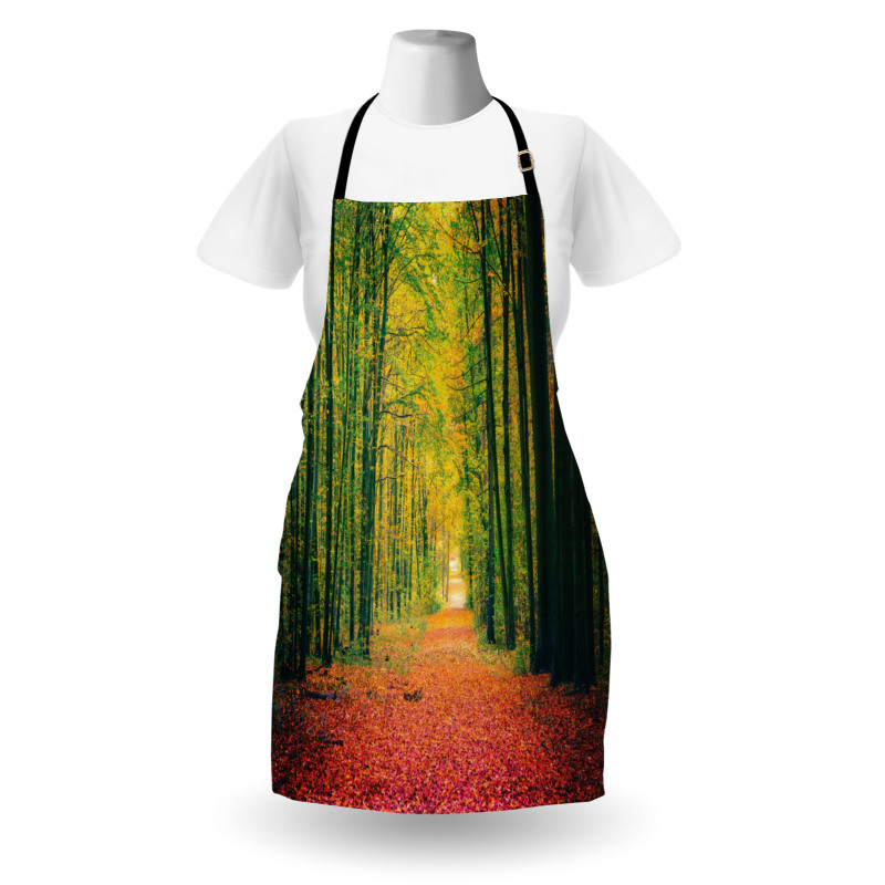 Warm Autumn Dramatic Road Apron