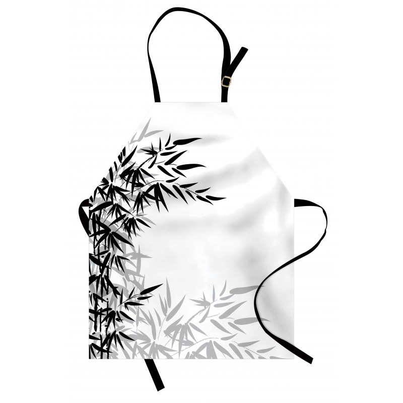 Bamboo Plant Leaves Apron