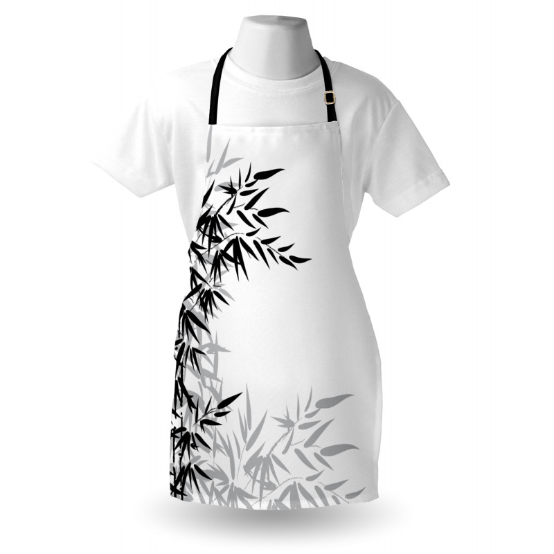 Bamboo Plant Leaves Apron