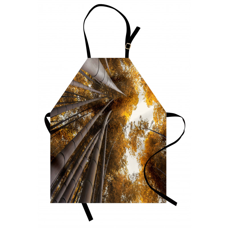 Fall Landscape Bamboo Apron