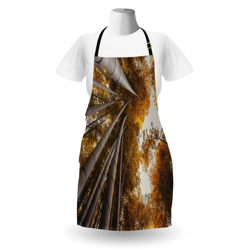 Fall Landscape Bamboo Apron