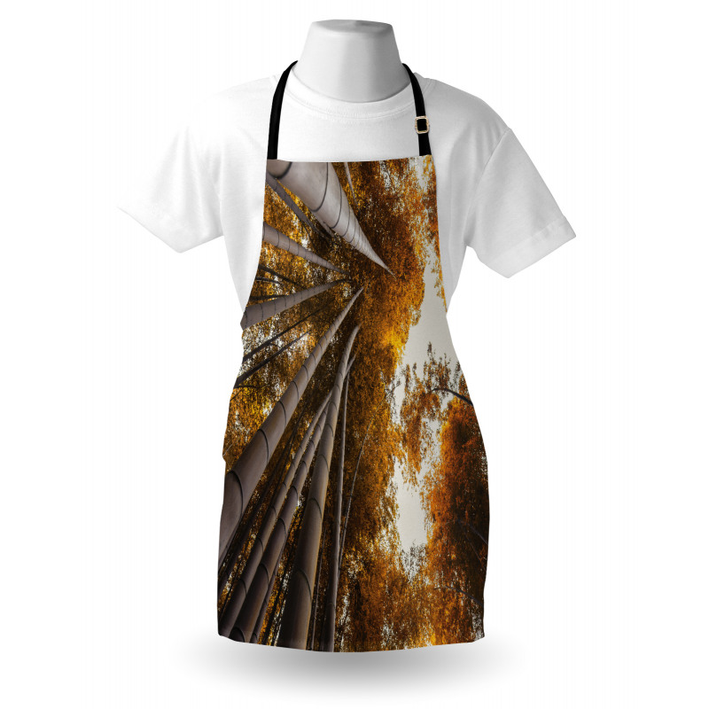 Fall Landscape Bamboo Apron