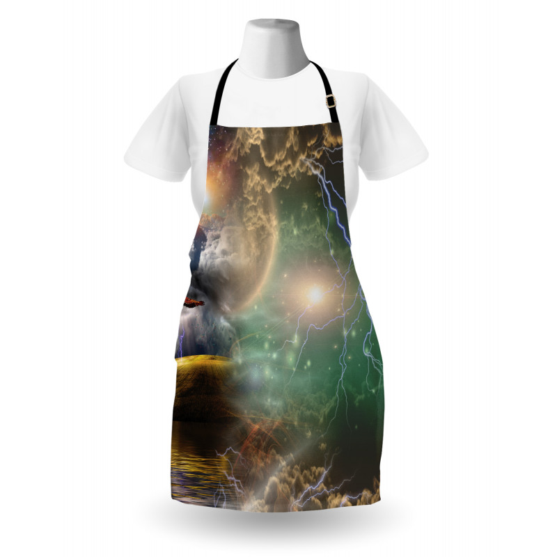 Eagle Thunder Clouds Apron