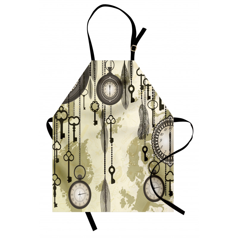 Green Old 20s Design Apron