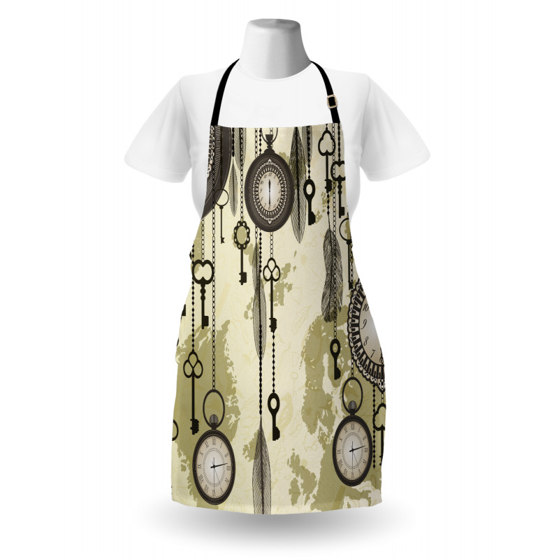 Green Old 20s Design Apron