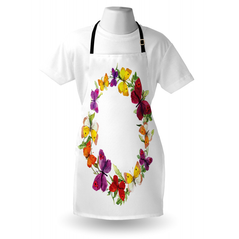Butterfly with Herbs Apron