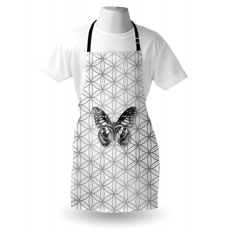 Geometric Butterfly Apron