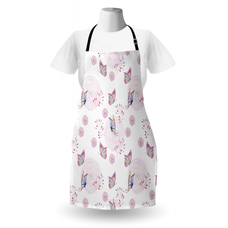 Romantic Spring Retro Apron