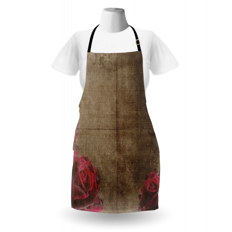 Vintage Roses Frame Apron