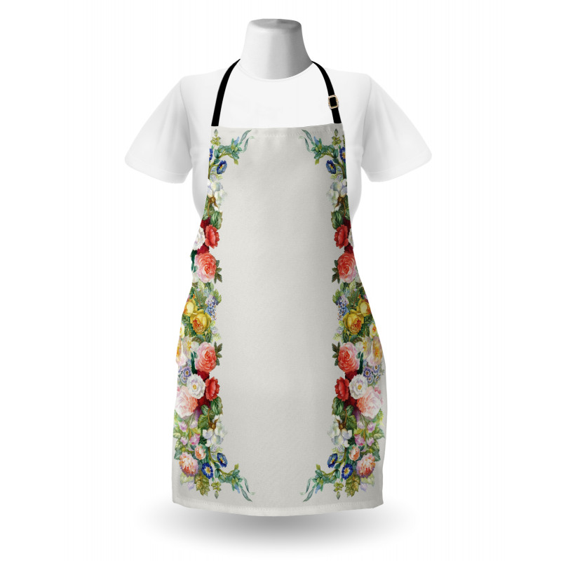 Rose Garland Pastel Apron