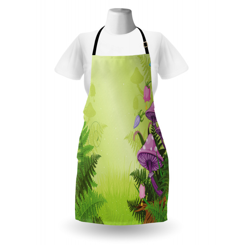 Mushroom Flower Magic Apron