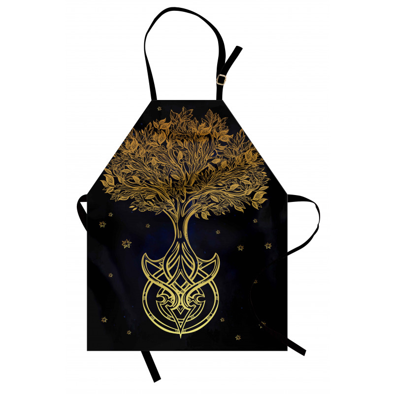 Night Stars Abstract Apron