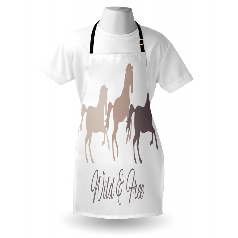 Wild and Free Animal Running Apron