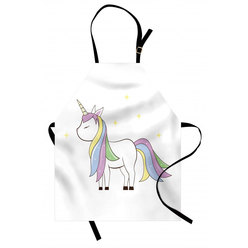 Horse Childish Doodle Apron