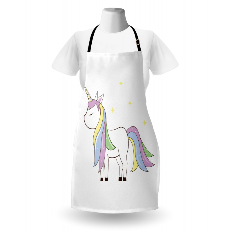 Horse Childish Doodle Apron