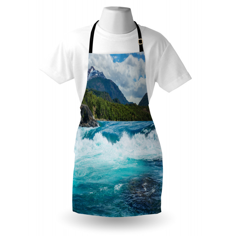 River Cloudy Mountain Apron