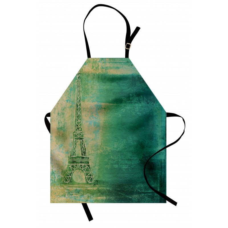 Colorful Ombre Sketch Apron