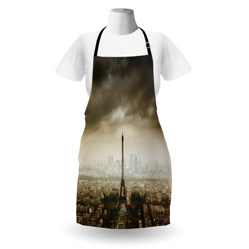 Paris Skyline City Apron