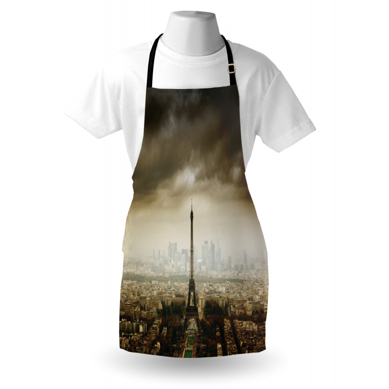 Paris Skyline City Apron