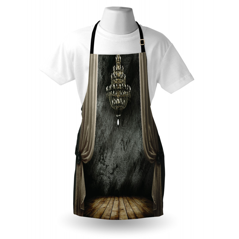 Dark Ball Room Chandelier Apron