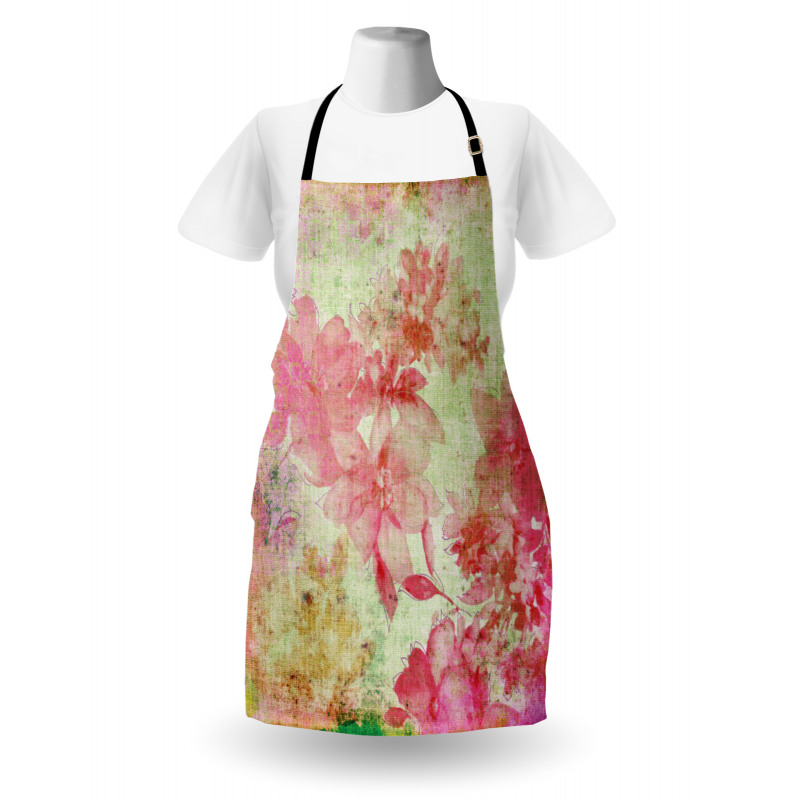 Retro Design Old Grunge Apron