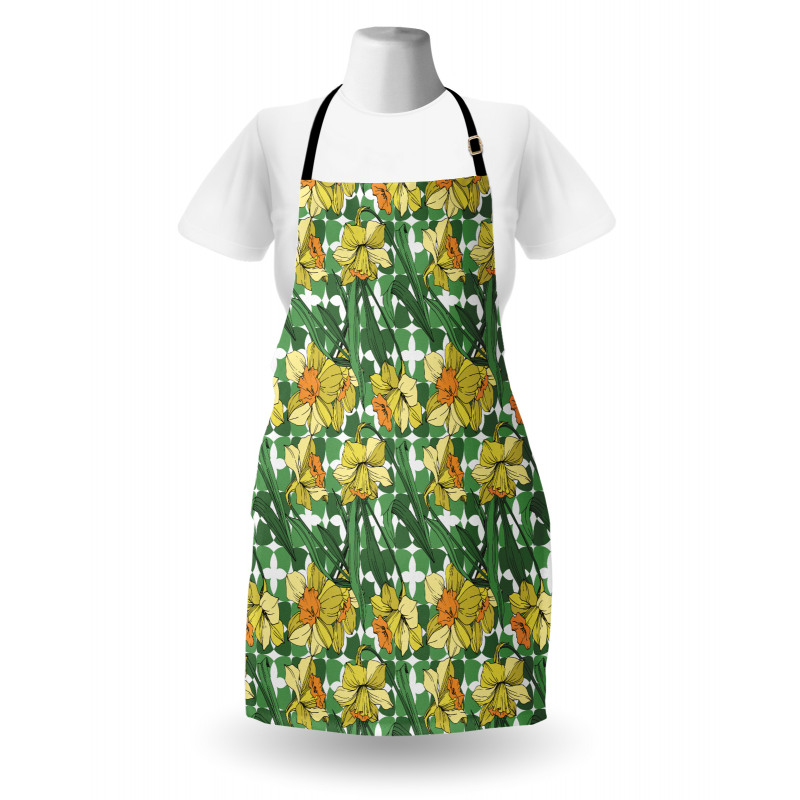 Narcissus Flowers Apron