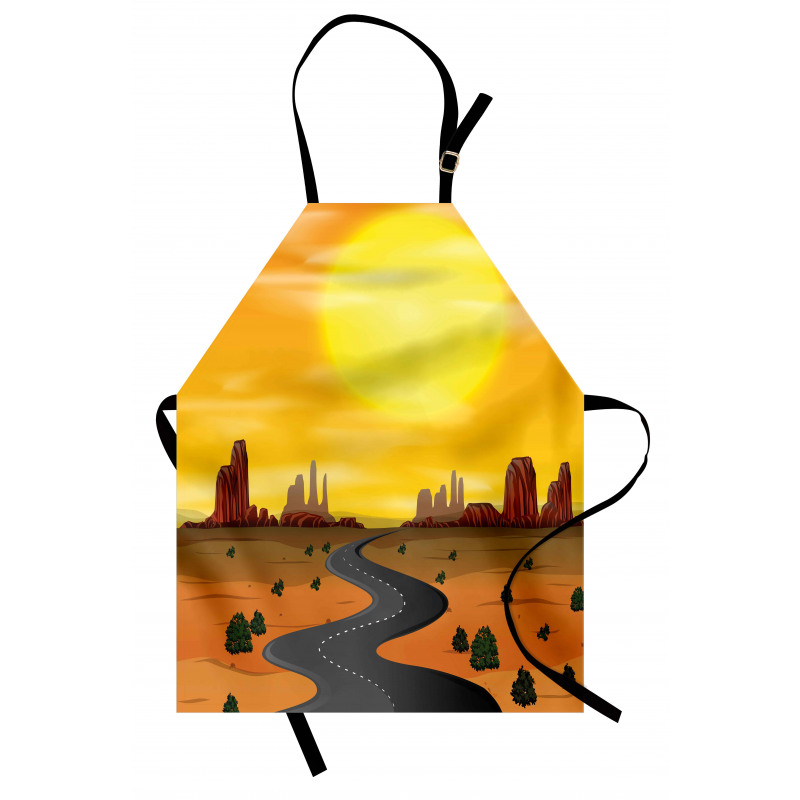 Wild West Scene Butta Apron