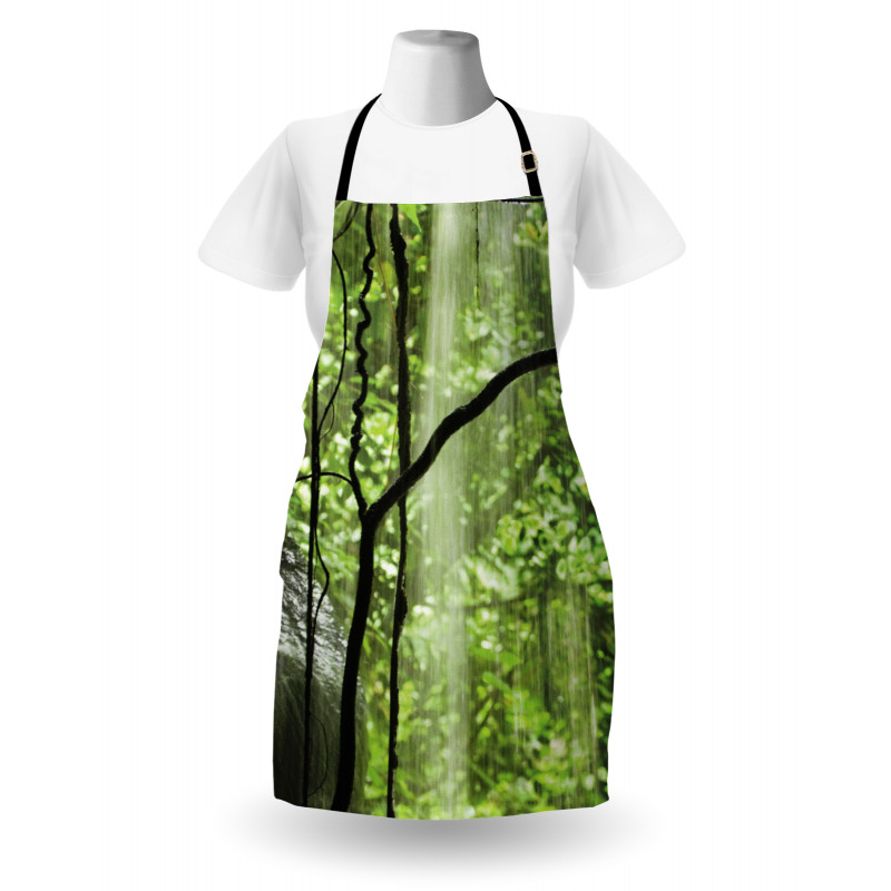 Jungle Waterfall Tree Apron