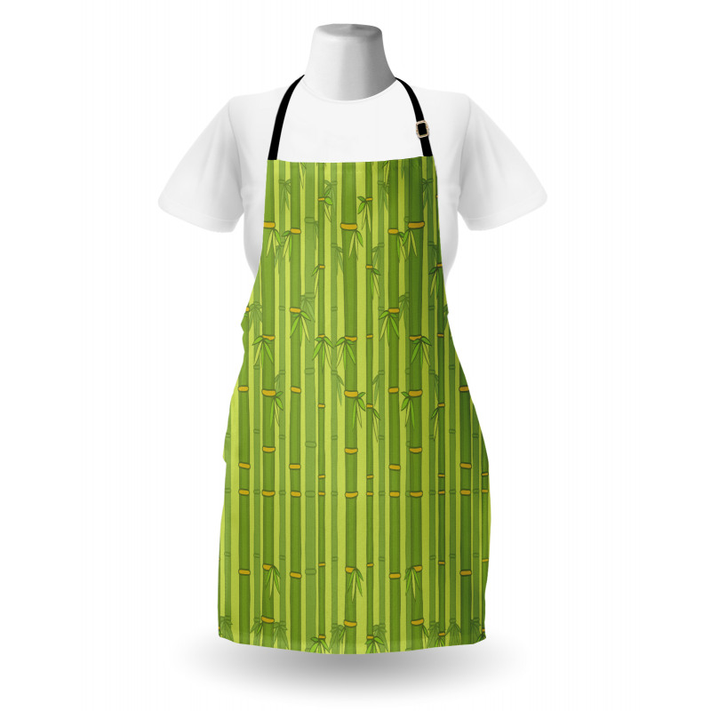 Bamboo Forest Tubes Art Apron