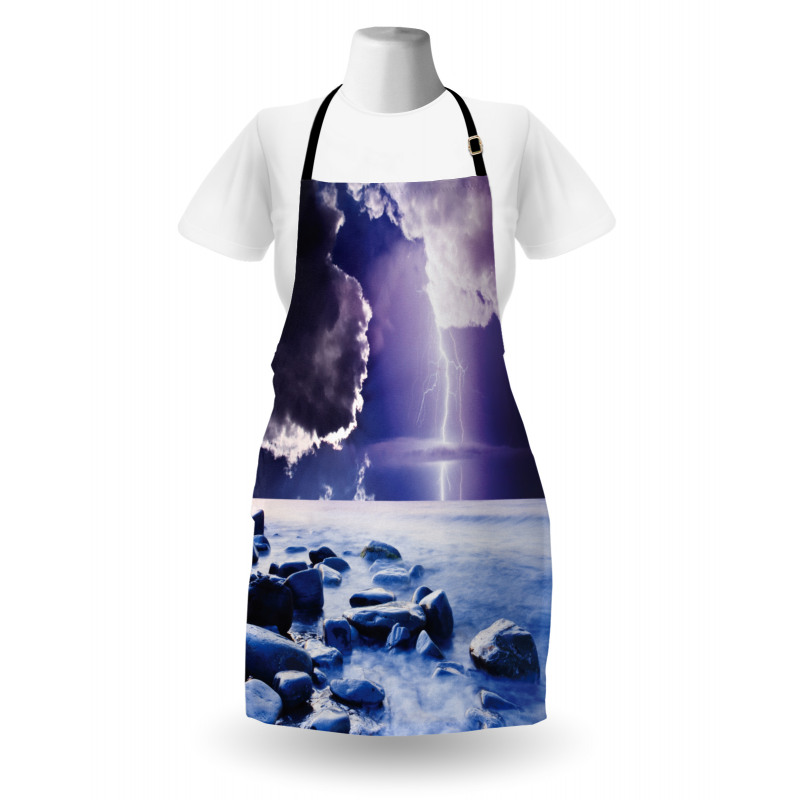 Mystic Dark Sky Scenery Apron