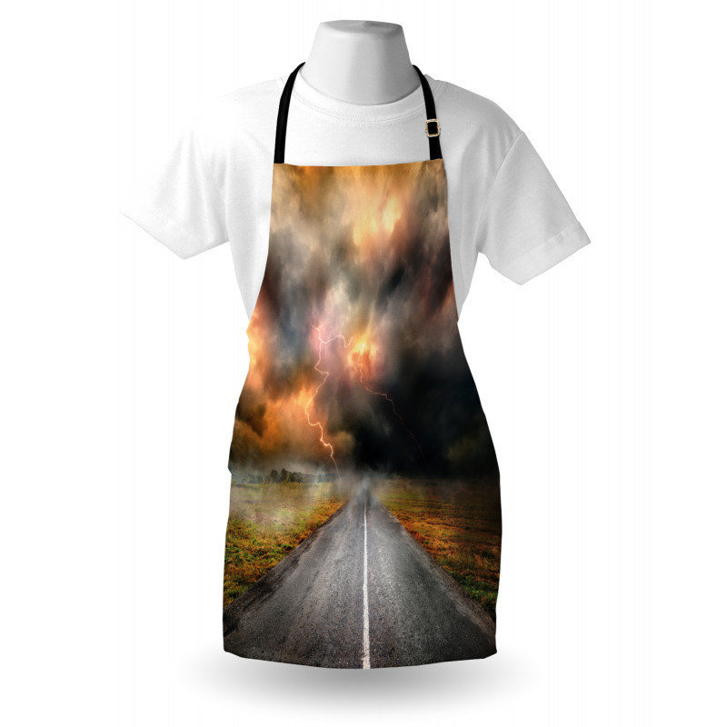 Dusty Storm Clouds Apron