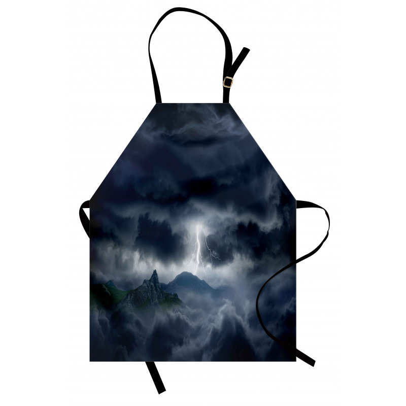 Stromy Sky over Mountains Apron