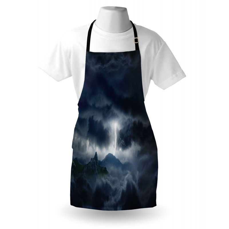 Stromy Sky over Mountains Apron