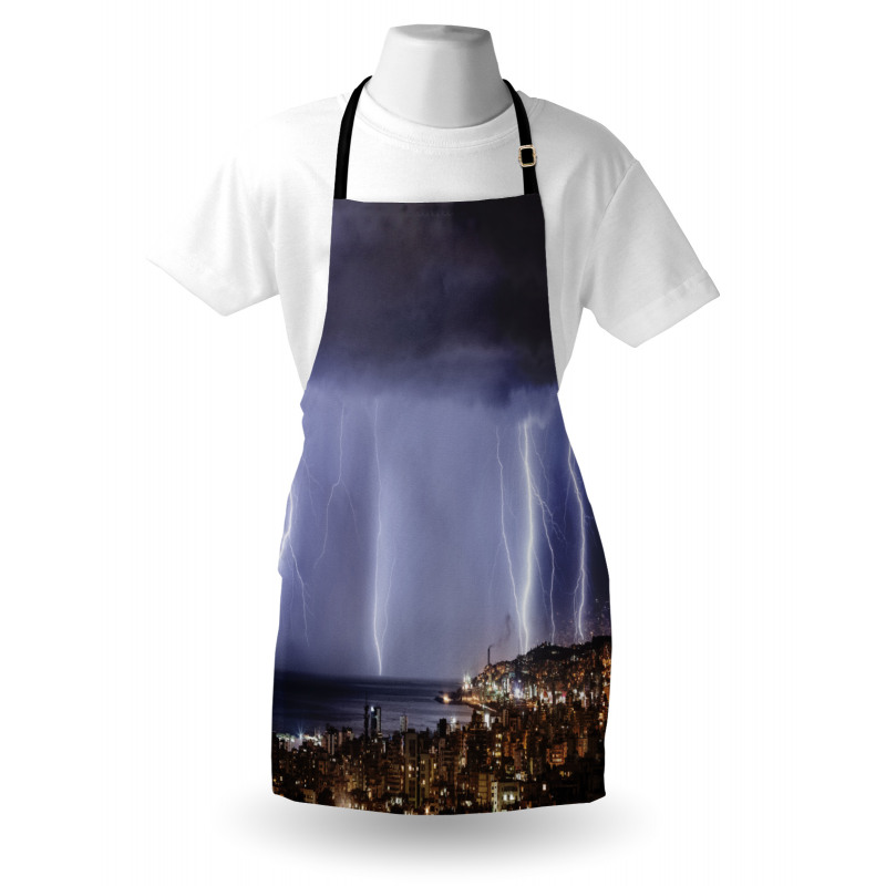 Dark Stormy Night Apron