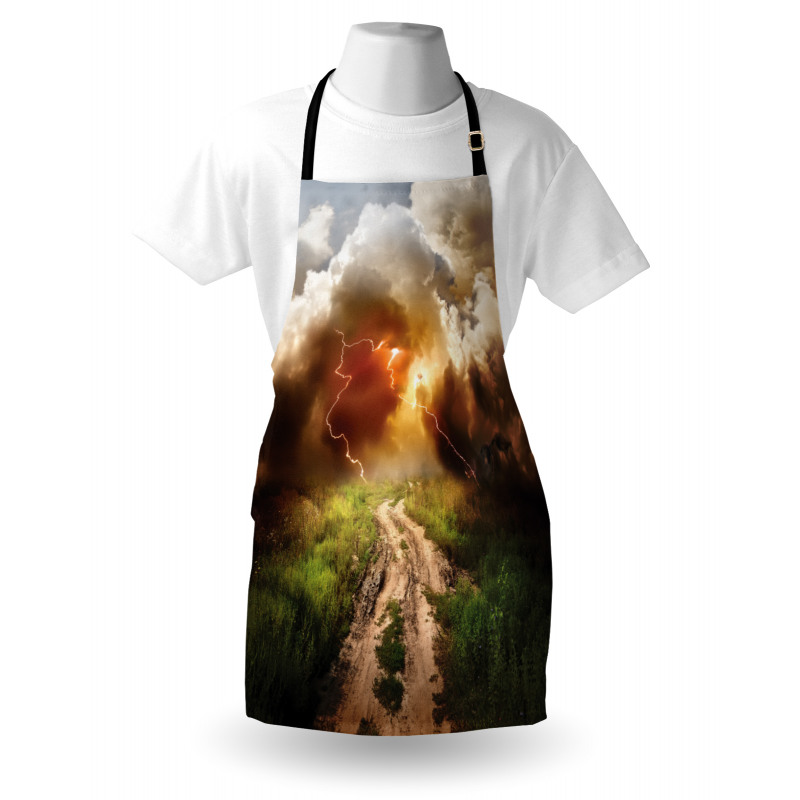 Big Rain Cloud Dazzling Apron