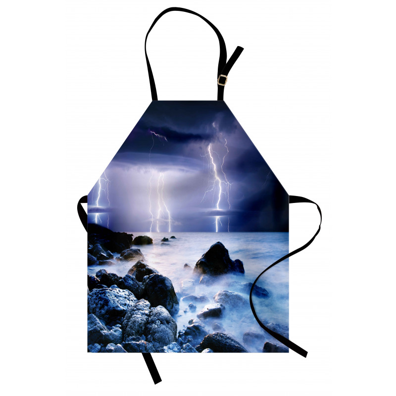 Stormy Weather in Summer Apron