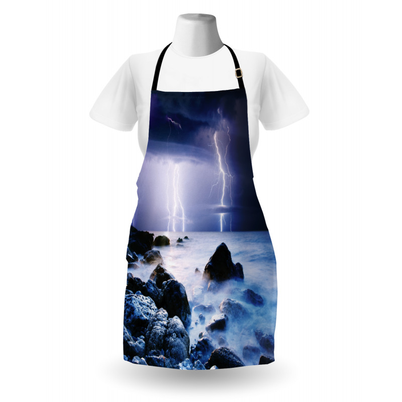 Stormy Weather in Summer Apron