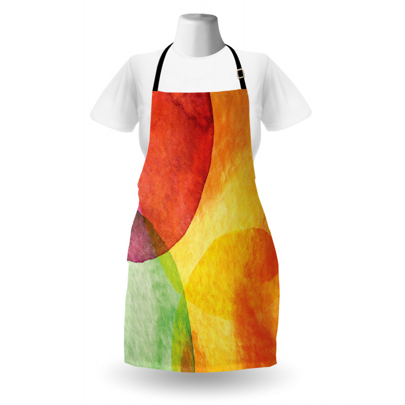 Watercolor Modern Art Apron